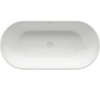 Ванна RAVAK FREEDOM O 1690x800 белая, отдельно стоящая (слив-перелив - белый) XC00100044