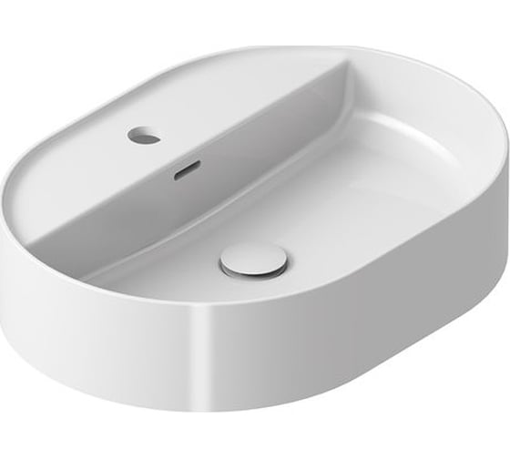 Умывальник RAVAK CERAMIC 550 O SLIM Shelf белый XJX01155003