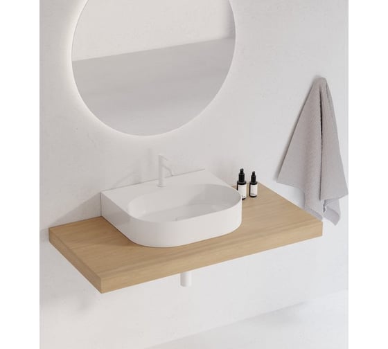 Умывальник RAVAK CERAMIC 550 O SLIM Wall белый XJX01155004