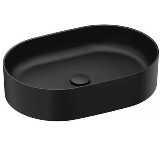 Умывальник RAVAK CERAMIC 550 O SLIM черный матовый XJX0D155000