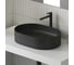 Умывальник RAVAK CERAMIC 550 O SLIM черный матовый XJX0D155000 2
