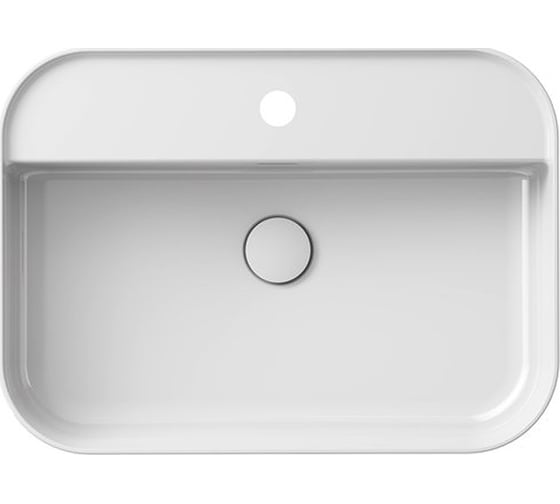 Умывальник RAVAK CERAMIC 550 R SLIM Shelf белый XJX01155005