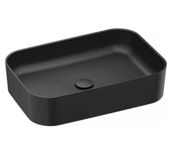Умывальник RAVAK CERAMIC 550 R SLIM черный матовый XJX0D155001