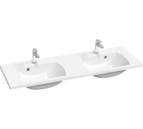 Умывальник RAVAK CLASSIC II 1300 двойной белый с переливом XJX01113000