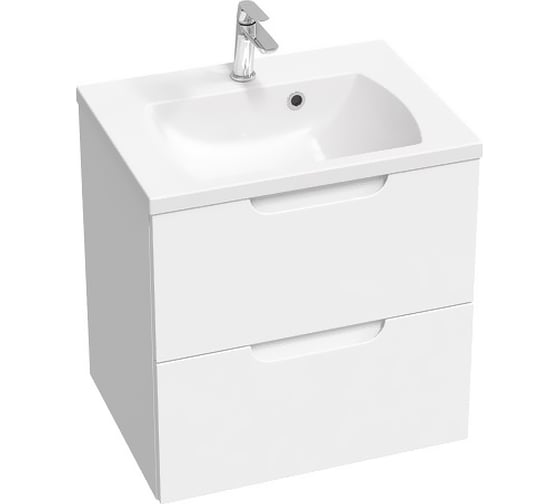 Умывальник RAVAK CLASSIC II 600 N белый с отверстиями XJX01160003