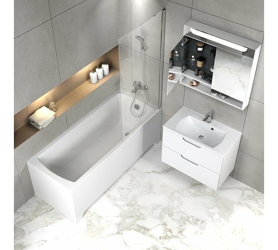 Умывальник RAVAK CLASSIC II 600 N белый с отверстиями XJX01160003