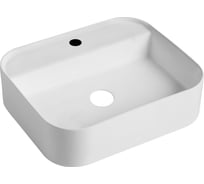 Накладной умывальник Point Меркурий 51, прямоугольный, белый матовый, PN43833WM