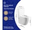 Унитаз-компакт Cox Paini BTW 605х370х800 мм Rimless, с сиденьем, выпуск Vario, белый глянец URB788381F 3