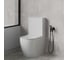 Унитаз-компакт Cox Paini BTW 605х370х800 мм Rimless, с сиденьем, выпуск Vario, белый глянец URB788381F 5