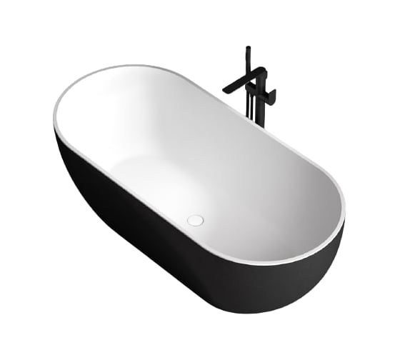 Акриловая ванна ABBER AB9241MB