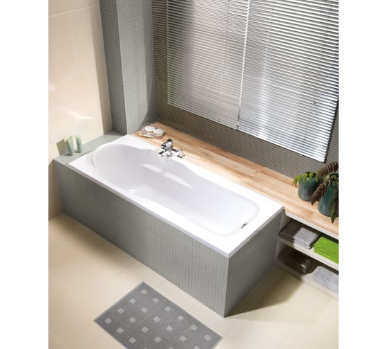 Прямоугольная ванна Cersanit WP-SANTANA150-W SANTANA 150x70, ультра белый Сорт1 00000068037 63349