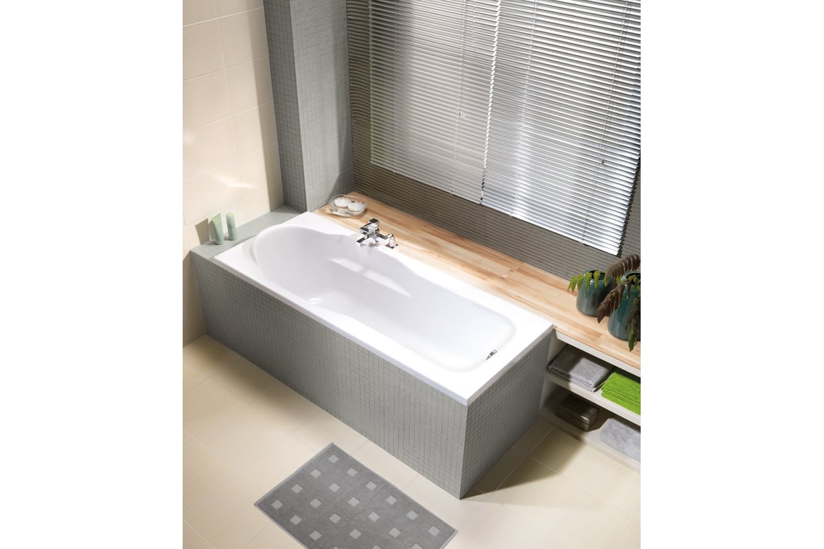 Прямоугольная ванна Cersanit SANTANA 170x70 WP-SANTANA 170-W ...