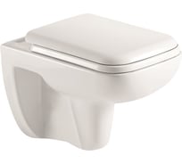 Квадратный подвесной унитаз Azario Pavia в комплекте с сидением, микролифт AZ-2005 00051933