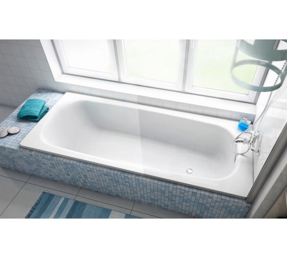 Ванна BLB UNIVERSAL HG стальная, 170x70 см, белая, 3,5 мм, без отверстия для ручек B70H 00021371