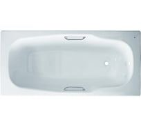 Ванна BLB ATLANTICA HG стальная, 180x80 см, белая, 3.5 мм, без отверстия для ручек B80J 00023412