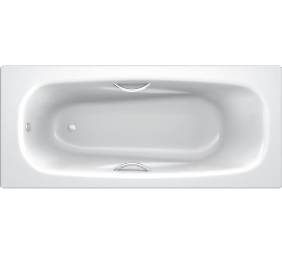Ванна BLB UNIVERSAL ANATOMICA HG стальная, 170x75 см, белая, 3,5 мм, с отверстием для ручек 208 мм B75L 00022418