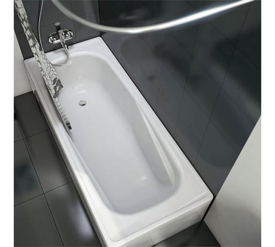 Ванна BLB UNIVERSAL HG стальная, 160x70 см, белая 3,5 мм, без отверстия для ручек B60H 00023407