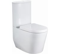 Унитаз-компакт Creo Ceramique RENNES безободковый, быстросъемное крепление, микролифт RE1002R+RE1003+RE1001T(UF3010/BU209Q)00025127