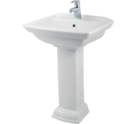 Раковина на одной ножке Creo Ceramique ORLEANS 600x475x870 OR3000+OR3010 00040430