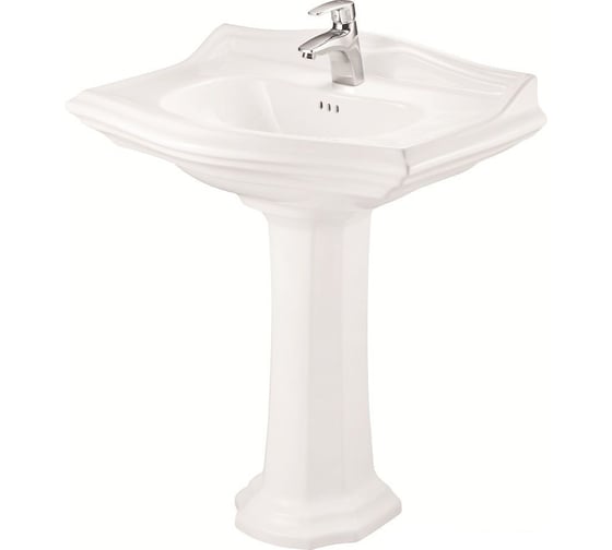 Раковина с пьедесталом Creo Ceramique DIJON 750x550x905 DI3000+DI3010 00014380