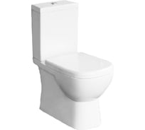 Унитаз-компакт Sanita Luxe Quadro с сиденьем микролифт, быстросъемное, подвод воды 00042484 16471478