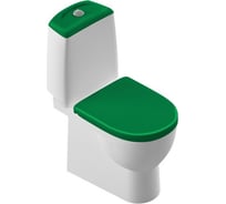 Унитаз-компакт Sanita Luxe Best с сиденьем микролифт, быстросъемное 00026086 WC.CC/Best/2-DM/GRN.G/S1