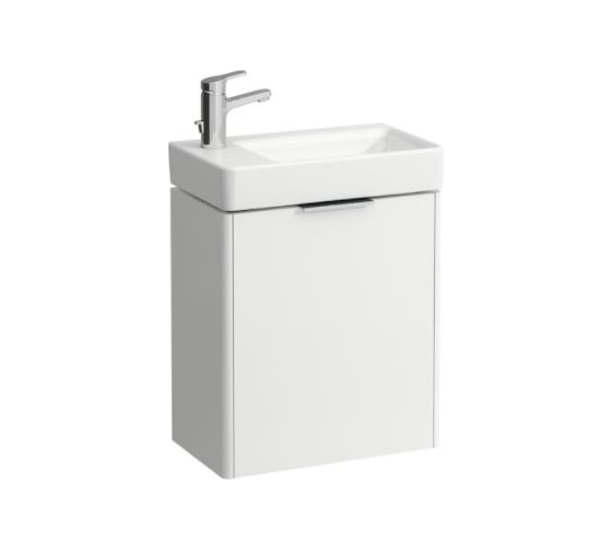 Асимметричная мини-раковина Laufen PRO S 480x280 мм, 1 отв. для смесителя слева, цвет белый 8159550001041 00029866