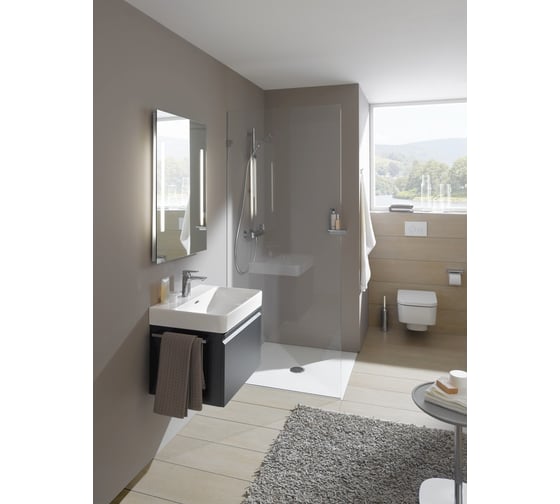 Раковина Laufen PRO S 650х465 мм, 1 отверстие для смесителя по центру, цвет белый 8.1096.4.000.104.1 00033093