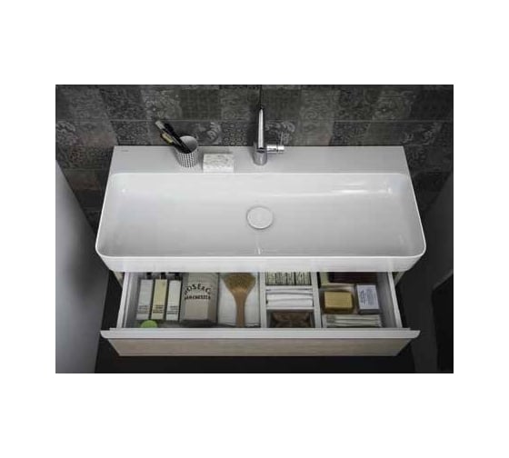 Раковина Laufen VAL 950х420 мм, с отверстиями для смесителя, цвет белый 8102870001041 00033690