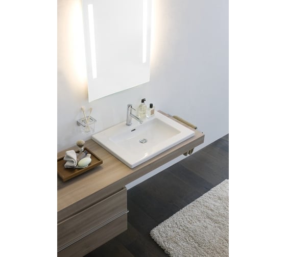 Раковина Laufen LIVING SQUARE 65х48 см, с отверстиями для смесителя 8164310001041 00026364