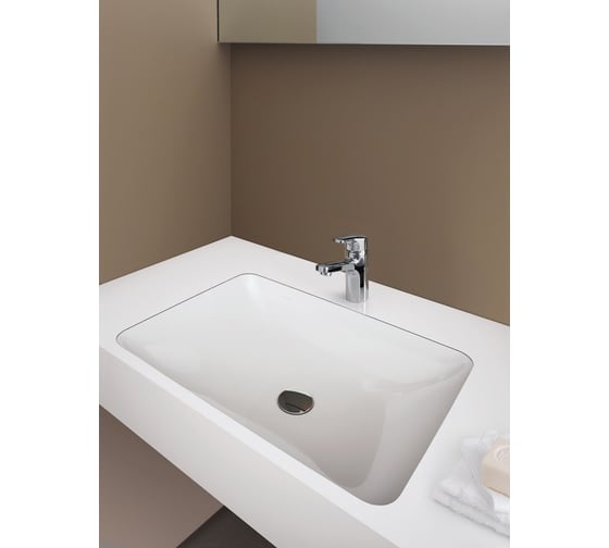 Раковина Laufen PRO 52.5х40 см, встраиваемая снизу, с отверстием для смесителя 8.1196.6.000.104.1 00024862
