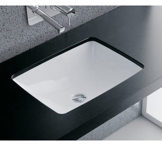 Раковина Laufen PRO 52.5х40 см, встраиваемая снизу, с отверстием для смесителя 8.1196.6.000.104.1 00024862