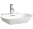 Раковина Laufen INO 560х450мм, SaphirKeramik, с отверстием для смесителя и перелива 8103020001041 00031682 1