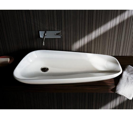 Раковина-чаша Laufen PALOMBA 90х42х16 см, без отверстия для смесителя 8168014001121 00028968