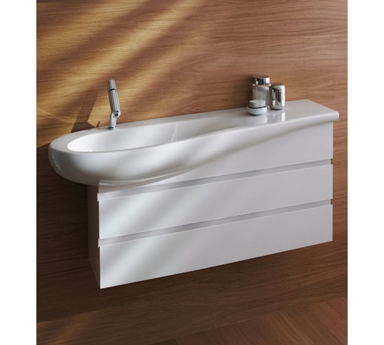 Раковина-столешница Laufen Alessi One 900х350 мм, полочка справа, с отверстием для смесителя 8.1497.5.400.104.1 00032414