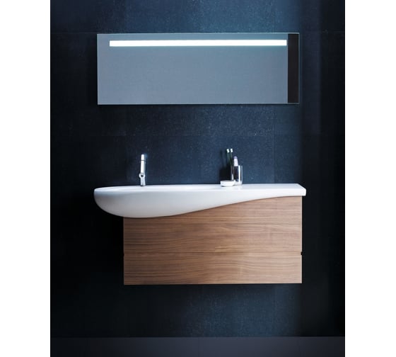 Раковина-столешница Laufen Alessi One 900х350 мм, полочка справа, с отверстием для смесителя 8.1497.5.400.104.1 00032414