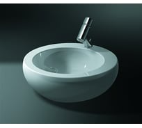 Alessi one раковина с пьедесталом 52x53 см свободностоящая с отв для смесителя покрытие lcc