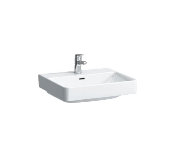 Раковина Laufen Pro S 600х465 мм, двусторонняя глазуровка, с отверстием для смесителя 8.1696.2.000.104.1 00037741
