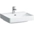 Раковина Laufen Pro S 600х465 мм, двусторонняя глазуровка, с отверстием для смесителя 8.1696.2.000.104.1 00037741 1
