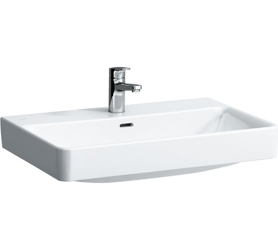 Раковина Laufen Pro S 700х465 мм, двусторонняя глазуровка, с отверстием для смесителя 8.1696.7.000.104.1 00037742