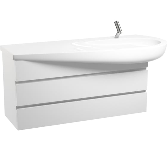 Раковина-столешница Laufen Alessi One 1200х500 мм, полочка слева, с отверстием для смесителя 8.1497.4.400.104.1 00028358