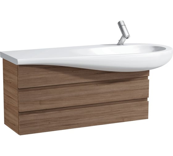 Раковина-столешница Laufen Alessi One 1200х500 мм, полочка слева, с отверстием для смесителя 8.1497.4.400.104.1 00028358