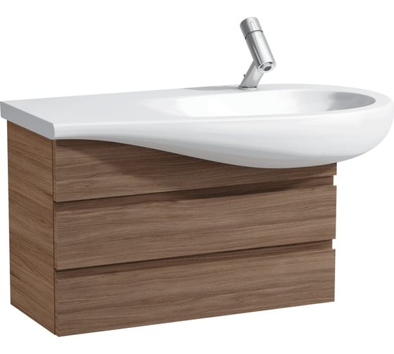 Раковина-столешница Laufen Alessi One 900х350 мм, полочка слева, с отверстием для смесителя 8.1497.6.400.104.1 00025254