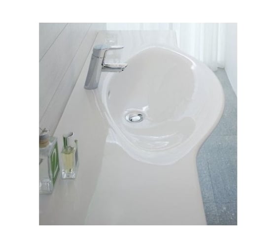 Раковина-столешница Laufen Palace 1800х510 мм, c полотенцедержателем, подрезаемая 8.1270.8.000.104.1 00034770
