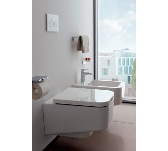 Подвесное биде Laufen Pro S с отверстием для смесителя, белое 8.3096.1.000.302.1 00029587