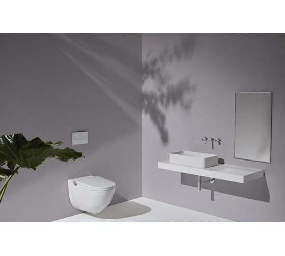 Подвесной унитаз-биде Laufen Riva Demo покрытие LCC 00037687 8.2069.8.400.000.1