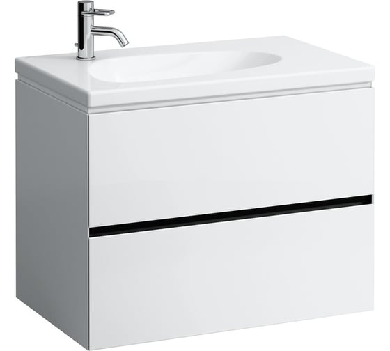 Раковина-столешница Laufen Palomba 800х500 мм, с отверстием для смесителя 00027234 8.1480.4.000.104.1