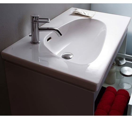 Раковина-столешница Laufen Palomba 800х500 мм, с отверстием для смесителя 00027234 8.1480.4.000.104.1