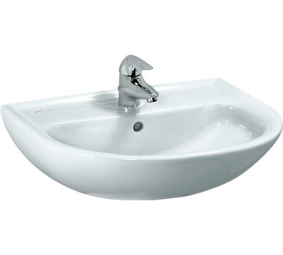 Раковина Laufen Pro 600х480 мм, с отверстием для смесителя 00025299 8.1095.2.000.104.1 1