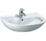 Раковина Laufen Pro 600х480 мм, с отверстием для смесителя 00025299 8.1095.2.000.104.1 1